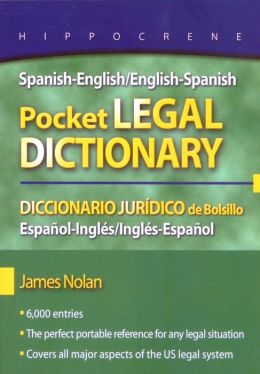 SPANISH/ENG ENG/SPAN PKT LEGAL..DICTIONARY
