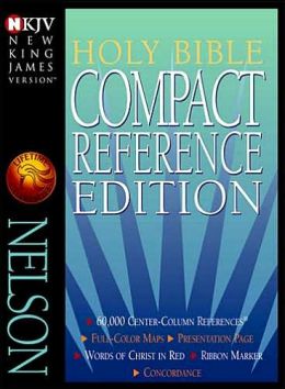 NKJV Compact Reference: New King James Version, british tan bonded leather