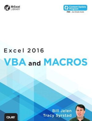 Excel 2016 VBA and Macros (includes Content Update Program)