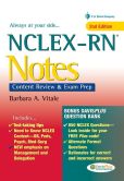 Book Cover Image. Title: NCLEX-RN Notes:  Content Review & Exam Prep, Author: Barbara Vitale