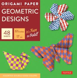 Origami Paper Geometric Prints 6 3/4