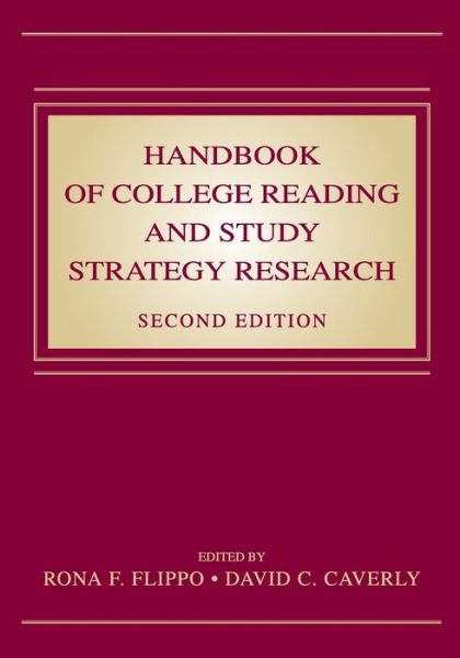 Handbook of College Reading and Study Strategy Research