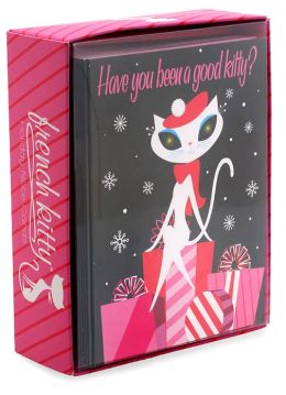 French Kitty Christmas Boxed Card