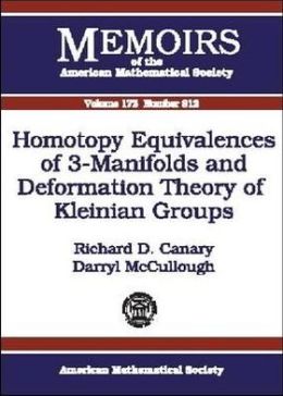 Homotopy Equivalences of 3-Manifolds and Deformation Theory of Kleinian Groups