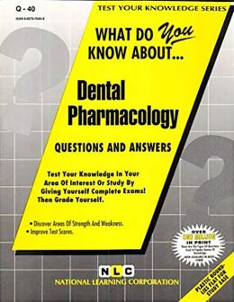 What Do You Know about Dental Pharmacology?