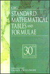 Standard Mathematical Tables and Formulae