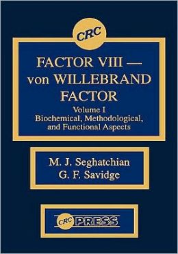 Factor Viii - Von Willebrand Factor, Volume I