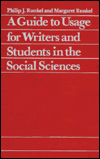 Guide to Usage for Writers and Students in the Social Studies