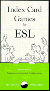 Index Card Games for ESL