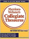 Merriam-Webster's Collegiate Thesaurus
