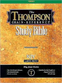 Thompson Chain-Reference Bible: King James Version (KJV), black genuine leather, gold-edged, words of Christ in red, with concordance