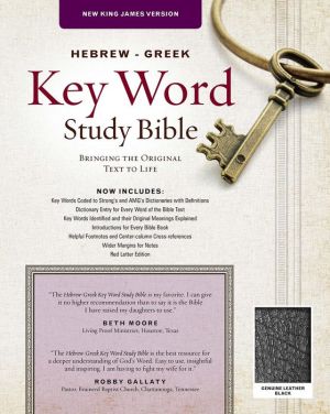 The Hebrew-Greek Key Word Study Bible: NKJV Edition, Black Genuine Leather