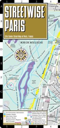 Streetwise Paris Map - Laminated City Center Street Map of Paris, France - Folding Pocket Size Travel Map With Metro / Edition 2013