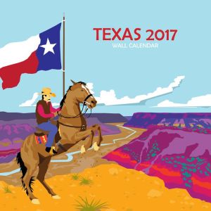 Texas Wall Calendar: 2017