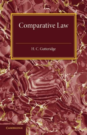 Comparative Law: An Introduction to the Comparative Method of Legal Study and Research