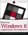 Book Cover Image. Title: Beginning Windows 8 Application Development, Author: Istvan Novak
