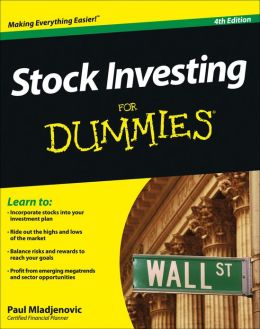 Stock Investing For Dummies Paul Mladjenovic