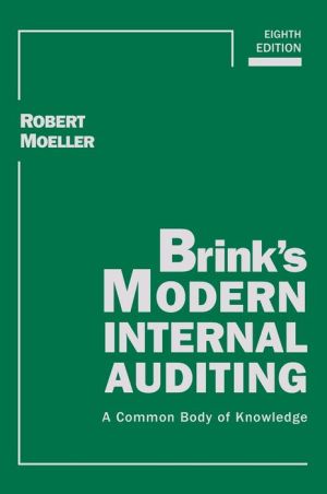 Brink's Modern Internal Auditing: A Common Body of Knowledge