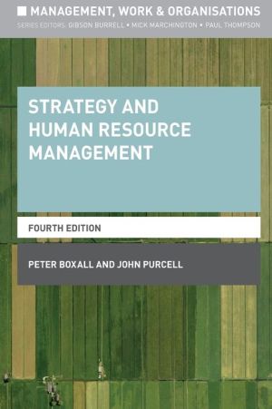 Strategy and Human Resource Management