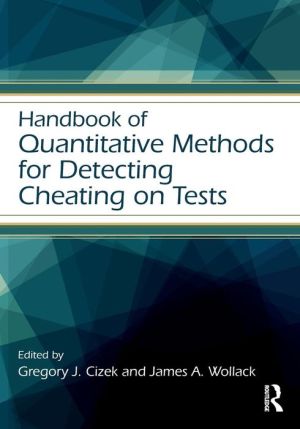 Handbook of Detecting Cheating on Tests