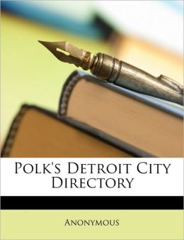 Polk's Detroit City Directory Anonymous