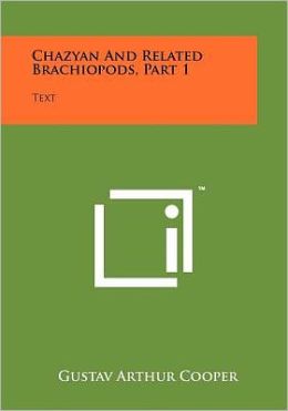 Chazyan And Related Brachiopods, Part 1: Text