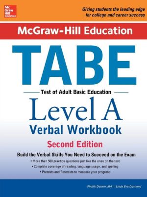 McGraw-Hill Education TABE Level A Verbal Workbook