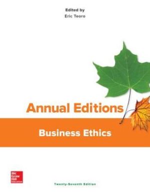 Annual Editions: Business Ethics, 27/e