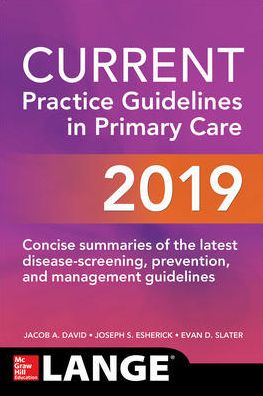 Book CURRENT Practice Guidelines in Primary Care 2019