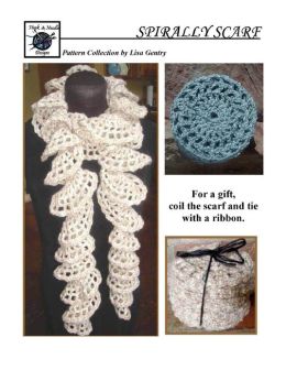 Spirally Scarf - Crochet Pattern for Ruffled Scarf