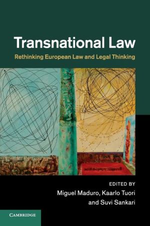 Transnational Law: Rethinking European Law and Legal Thinking