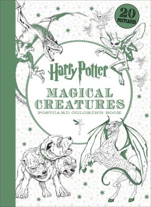 Harry Potter Creatures Postcard Coloring Book