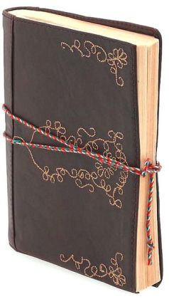 Leather Embroidered Brown Journal 5x7 By Barnes & Noble | Barnes & Noble