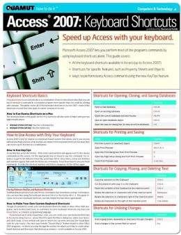 Access 2007 Keyboard Shortcuts (Quamut)