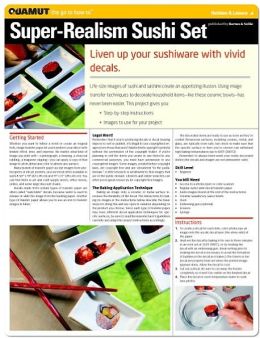 Home Decorating Project: Super Realism Sushi Set (Quamut)