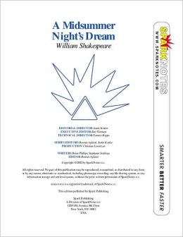 A Midsummer Night's Dream (SparkNotes Literature Guide Series)
