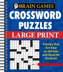 Brain Games: Large Print Crossword Puzzles
