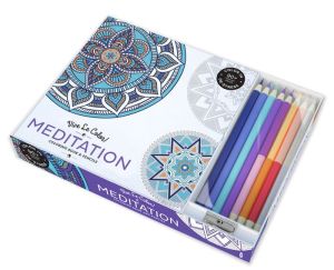 Vive Le Color: Meditation (Adult Coloring Book and Pencils)