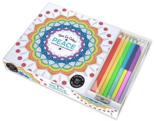Vive Le Color: Peace (Adult Coloring Book and Pencils)
