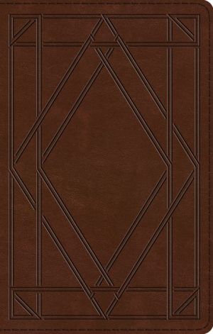ESV Ultrathin Bible (Trutone, Chestnut, Wood Panel Design)
