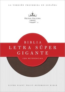 RVR 1960 Biblia Letra Super Gigante con Referencias (Brown)