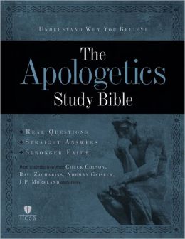 Apologetics Study Bible - Mahogany Duotone Simulated Leather
