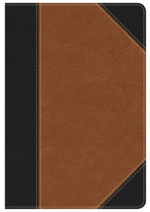 HCSB Study Bible: Personal Size Edition, Black/Tan LeatherTouch Indexed