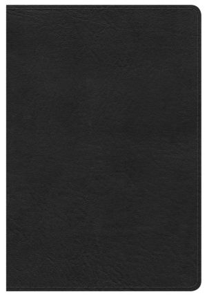 HCSB Compact Ultrathin Bible, Black LeatherTouch