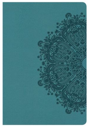 HCSB Compact Ultrathin Bible, Teal LeatherTouch