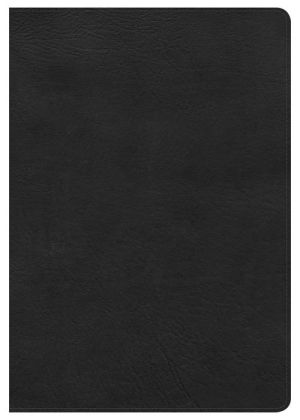 HCSB Super Giant Print Reference Bible, Black LeatherTouch