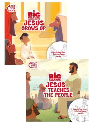 Jesus Grows Up/Jesus Teaches the People Flip-Over Book