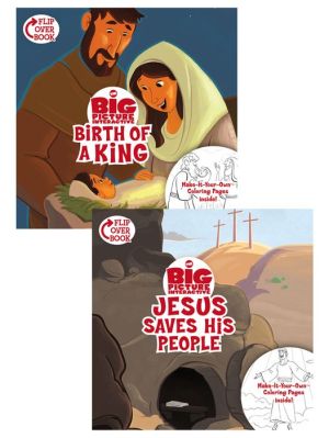 The Birth of a King/Jesus Saves His People Flip-Over Book