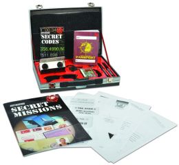 spy master briefcase black spy kit