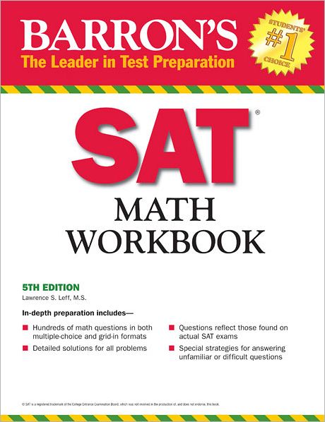 Barron's SAT Math Workbook, 5th Edition